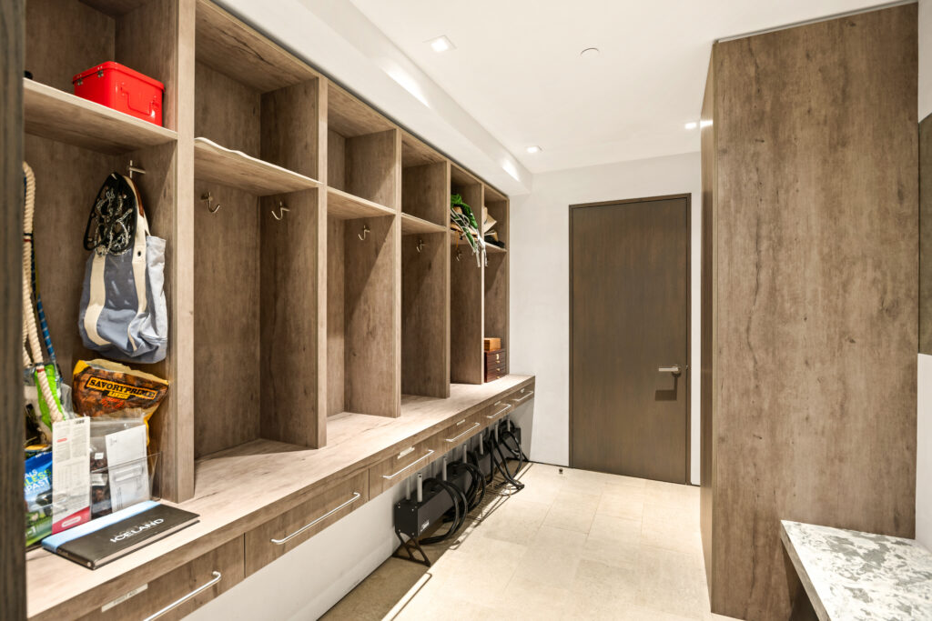 In-home ski fitting inside a luxury Aspen vacation rental