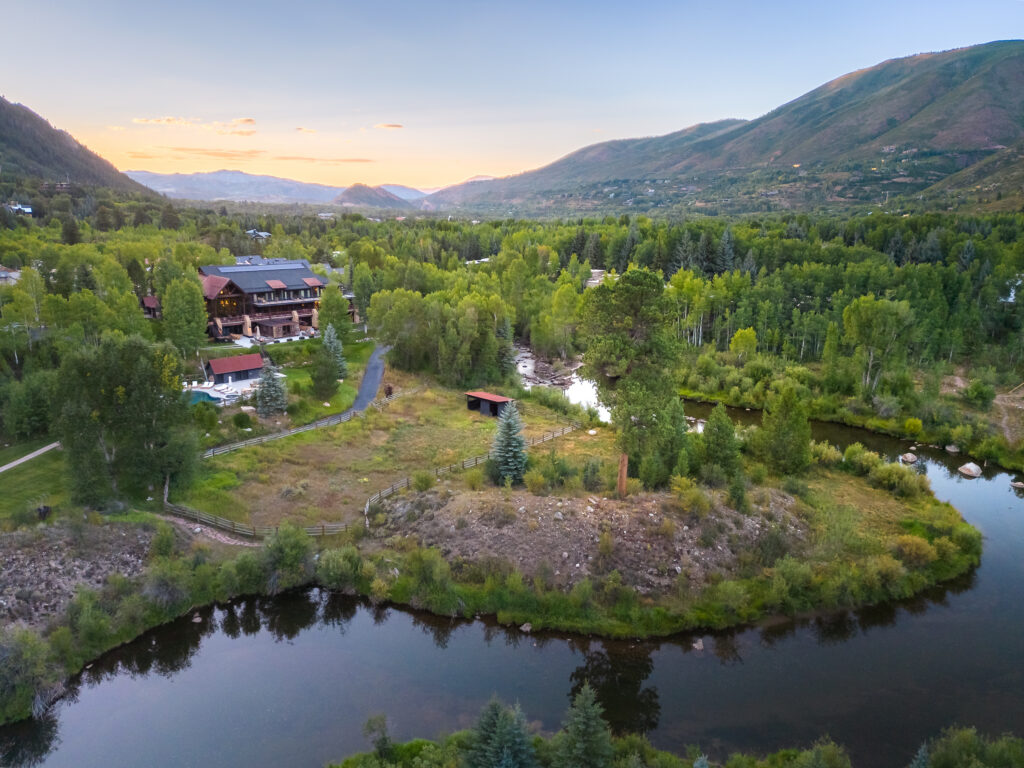 Luxury mansion near Still Water in Aspen Colorado
