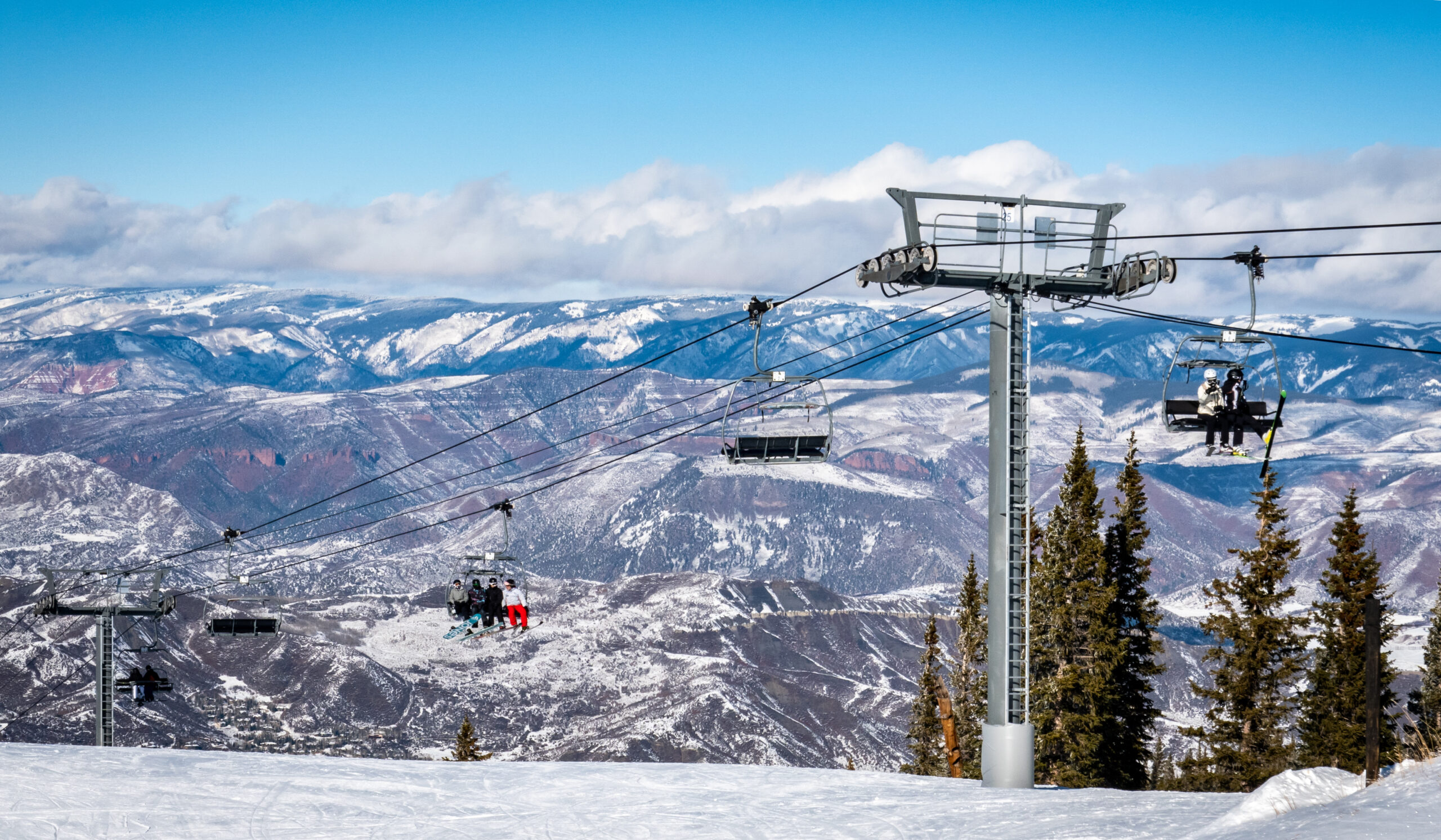 Ski lift in Aspen